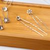 40 Pieces Bridal Hair Pins, Clips and Barrettes with Crystal Pearl Flowers, Women's Proms Hair Jewelry Accessories, Gift Stocking Stuffers for Girls view 2