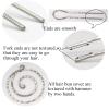 ansulen Bun Maker for Hair Bun Cover Metal Bun Holder with Hair Fork Durable Hair Clips for Women Girls Sturdy Hair Bun Cage for Thin Hair Silver Hair Accessories Christmas Gift view 3
