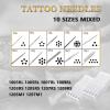 Tattoo Needles 50PCS - LEEYUKA Stick and Poke Needles Mixed Sizes 3RL 5RL 7RL 9RL 3RS 5RS 7RS 9RS 5M1 7M1 Assorted view 2
