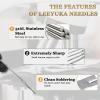 Tattoo Needles 50PCS - LEEYUKA Stick and Poke Needles Mixed Sizes 3RL 5RL 7RL 9RL 3RS 5RS 7RS 9RS 5M1 7M1 Assorted view 3