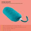 Freeman Net Soap Pouch, Exfoliating Mesh Body Scrubber, Bath & Shower Pouf Removes Dead Skin, Dirt, & Impurities, for Soap Bars, Textured Netting for Mild Exfoliation, Self-Tan Prep, 4 Count view 3