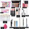 Creamoon 34PCs Makeup Gift Set All in One Bundle Women Full Kit Cosmetic Essential Starter Includes Pro Brush Set, Eyeshadow Palette,Makeup or Lipgloss and etc, Medium, (IXHMT07D153ANEFJADY17L) view 2