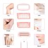 LinMei Razor Replacement Head Compatible for Finishing Touch Flawless Body Rechargeable Ladies Shaver and Trimmer with 3 Shaver Guide Combs, 2 Cleaning Brush, Bag view 4