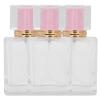 Dioche 50ml Refillable Perfume Bottle, Glass Spray Transparent Liquid Empty Atomizer Container Portable Empty Glass Perfume Atomizer Bottle() view 1