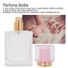 Dioche 50ml Refillable Perfume Bottle, Glass Spray Transparent Liquid Empty Atomizer Container Portable Empty Glass Perfume Atomizer Bottle() view 2