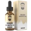 Crafted Beards Beard Growth Oil Serum - 1 fl Oz - Unscented - Helps Grow A Thicker Beard, Improves Beard Health, Fills in Thin and Patchy Spots - (1 Pack) view 1
