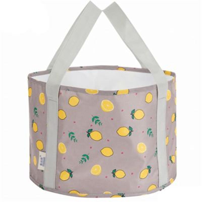ESTELLEF Portable Travel Foot Bath Tub Folding Bucket Collapsible Bucket for Soaking Feet Washing Vegetables and Fruits,Outdoor,Camping (Color : G, Size : Large)