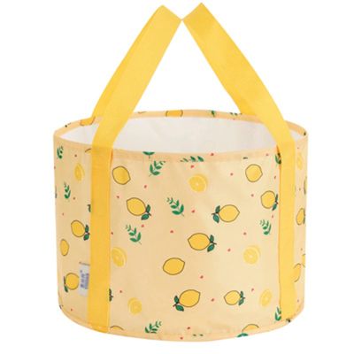 Portable Travel Foot Bath Tub Folding Bucket Collapsible Bucket for Soaking Feet Washing Vegetables and Fruits,Outdoor,Camping (Color : E, Size : Large)