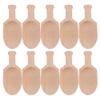 Bstinay 10PCS Mini Beech Wood Small Scoops for Bath Salts view 1