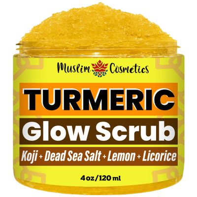 Turmeric Dead Sea Salt Scrub | Kojic & Licorice root | Made in Canada 4oz