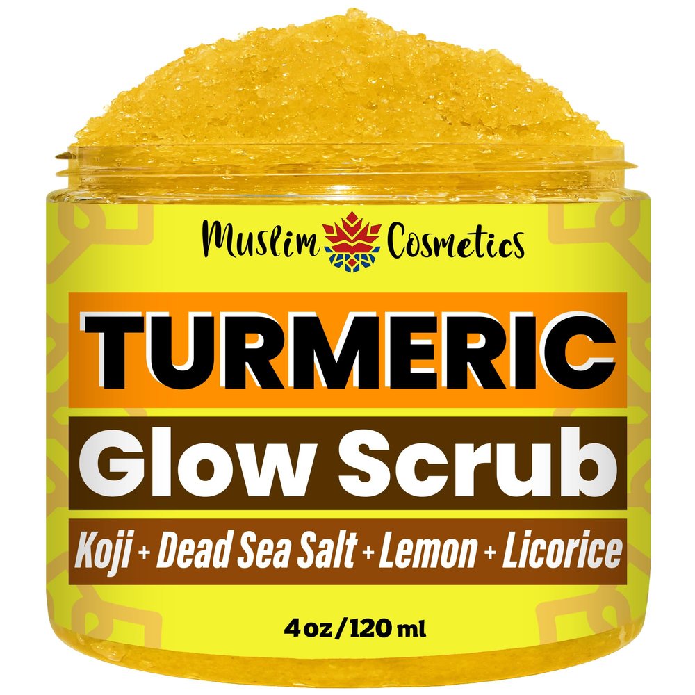 Turmeric Dead Sea Salt Scrub | Kojic & Licorice root | Made in Canada 4oz