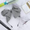 Motique Accessories Chiffon with Trim Bow Headband for Girls - Grey view 3