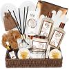 Bath and Body Gift Basket Set for Women - Coconut Vanilla Christmas Gifts for Women, Spa Gift Basket 17-Piece Bath Gift Set Self Care Gifts for Mothers Day, Fathers Day, Birthday Gifts for Her & Him view 1
