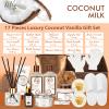 Bath and Body Gift Basket Set for Women - Coconut Vanilla Christmas Gifts for Women, Spa Gift Basket 17-Piece Bath Gift Set Self Care Gifts for Mothers Day, Fathers Day, Birthday Gifts for Her & Him view 2