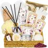 Valentines Day Gifts Spa Gift Basket Set for Women 17-Piece Almond Luxury Spa Gift Set Bath & Body Care Kit with Shower Gel | Christmas, Mothers Day Gift for Mom, Birthday Gifts for Her, Wife, Mom view 1