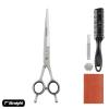 6.0/7.0 Inch Barber Scissors Pet Cutting Scissors For Dog Grooming Cheap Barber Shears Tijeras Perro Trimming Scissor Home Groomer Straight Scissors Tesoura Pet (Size : 7.0 inch) view 2