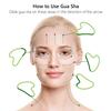 Authentic Gua Sha Jade Stones Asian Owned, GuaSha Facial Tool, Face Body Massage SPA Acupuncture Therapy Trigger Point Treatment (Rose Quartz) view 4