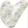 Authentic Gua Sha Jade Stones Asian Owned, GuaSha Facial Tool, Face Body Massage SPA Acupuncture Therapy Trigger Point Treatment (Clear Crystal) view 1