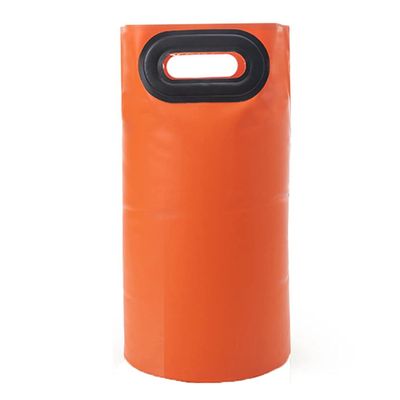 ESTELLEF Multipurpose Collapsible Water Bucket,Portable Bubble Foot Bucket,Foldable Foot Bath Basin,Home & Travel Soaking Feet Basin for Women and Men (Color : Orange, Size : 16L)