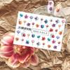 IBDI Flower Nail Decals / Sliders #528 for Manicure or Pedicure, Decal for Nails, Slider for Manicures and Pedicures, Nail Art view 2