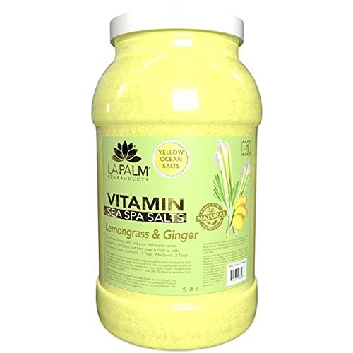 LaPalm Sea Spa Salts 1 Gallon | Lemongrass & Ginger