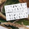 IBDI Leaf Nail Decals / Sliders #540 for Manicure or Pedicure, Decal for Nails, Slider for Manicures and Pedicures, Nail Art view 2