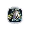 Ocean Fish Science Nature Picture Mirror Portable Compact Pocket Makeup Double Sided Glass view 1