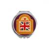 Point UK London Stamp Union Jack Hand Compact Mirror Round Portable Pocket Glass view 1