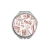 France Triumphal Arch Louvre Eiffel Tower Hand Compact Mirror Round Portable Pocket Glass view 1