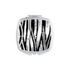 Brushwork Vertical Line Texture Mirror Portable Compact Pocket Makeup Double Sided Glass view 1