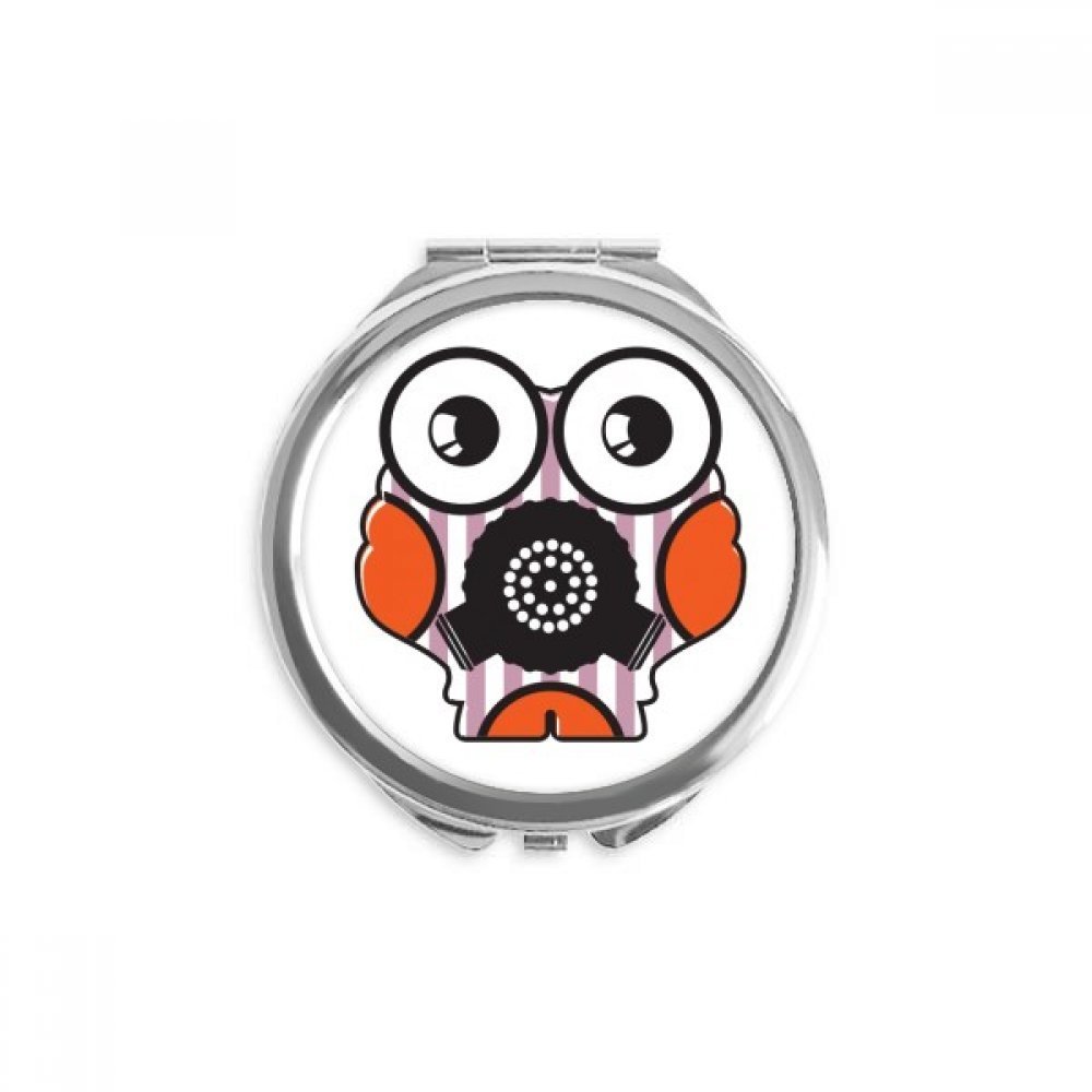 Universe Alien Monster Lovely Alien Hand Compact Mirror Round Portable Pocket Glass