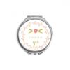 Thank s Art Pattern Hand Compact Mirror Round Portable Pocket Glass view 1