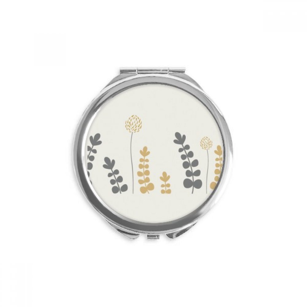 Dandelion s Art Hand Compact Mirror Round Portable Pocket Glass