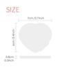 Flappg Purple Music Notes White Mirror Heart Portable Hand Pocket Makeup view 3