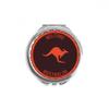 Australia Flavor Kangaroo Emblem Outline Hand Compact Mirror Round Portable Pocket Glass view 1