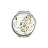 Map Taiwan Travel Features Hand Compact Mirror Round Portable Pocket Glass view 1