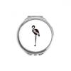 Flango Black And White Animal Hand Compact Mirror Round Portable Pocket Glass view 1