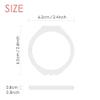 Red Sun Sky Ornamental Column China Hand Compact Mirror Round Portable Pocket Glass view 2