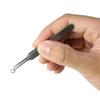 Blackhead Extractor Tweezer, 3.4in Stainless Steel Curved Hook Oblique Straight Clip Tweezer for Remove Comedones Whitehead Acne(#1) view 2