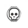 Wordless Black Skeleton Happy Hand Compact Mirror Round Portable Pocket Glass view 1