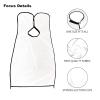 Beard Bib, Beard Apron for Men Shaving and Trimming,Beard Catcher for Shaving, Non-Stick and Waterproof Beard Shaving Cloth with 4pcs Suction Cups and Travel Pouch, Good Gift for Dad/Men(White) view 2