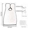Beard Bib, Beard Apron for Men Shaving and Trimming,Beard Catcher for Shaving, Non-Stick and Waterproof Beard Shaving Cloth with 4pcs Suction Cups and Travel Pouch, Good Gift for Dad/Men(White) view 3