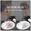 Beard Bib, Beard Apron for Men Shaving and Trimming,Beard Catcher for Shaving, Non-Stick and Waterproof Beard Shaving Cloth with 4pcs Suction Cups and Travel Pouch, Good Gift for Dad/Men(White) view 4