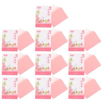 Beaupretty 10 Boxes Oil Blotting Paper Sheets Facial Oil Control Absorption Film Tissue Makeup Blotting Paper Makeup Tools for Men Women