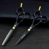 5.5 Inch Hair Cutting Scissors Kit 11PCS Barber Hairdressing Scissors Set Barber Salon Shears Barber Accessories Professional Japanese Haircut Shears For Hair Salon Clips view 3