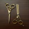 Exclusive Salon Grooming Cutting Mustache Beard and Eyebrows Comfortable Grip with Detachable Finger Inserts view 1