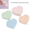 4Pcs Makeup Sponge, Soft Heart Shape Wet Dry Use Powder Blush Blender Sponge, Women's Makeup Wedge Sponge Blender to Make Up Tools Accessories view 2