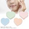 4Pcs Makeup Sponge, Soft Heart Shape Wet Dry Use Powder Blush Blender Sponge, Women's Makeup Wedge Sponge Blender to Make Up Tools Accessories view 3