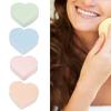 4Pcs Makeup Sponge, Soft Heart Shape Wet Dry Use Powder Blush Blender Sponge, Women's Makeup Wedge Sponge Blender to Make Up Tools Accessories view 4