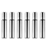 10 Ml Essential Oil Roller Bottles Empty Refillable Roll on Bottles with Stainless Steel Balls for Women Essence, Perfume or Other Liquids, 6pcs, Silver. view 1